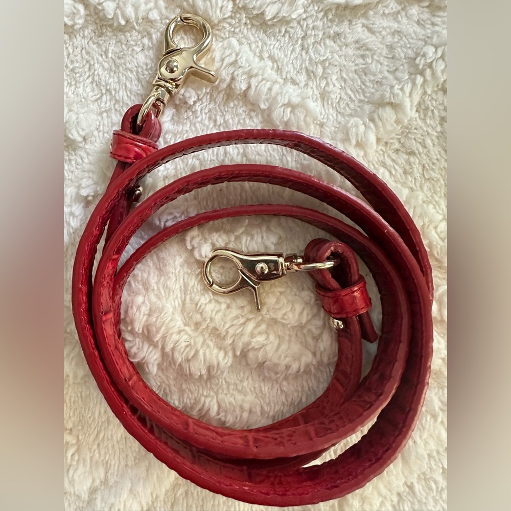 Red Brahmin strap